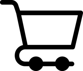 Shopping cart line icon. Supermarket, discount, e-commerce