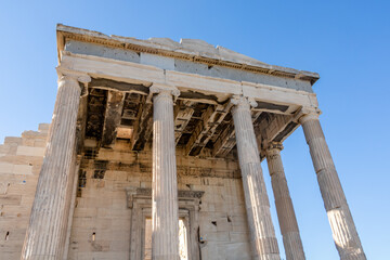 The Parthenon temple on the Athens Acropolis