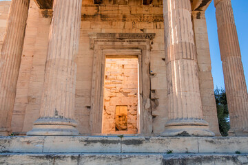 The Parthenon temple on the Athens Acropolis