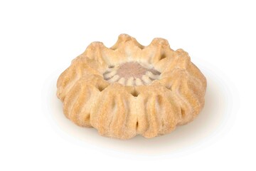 Cookies on isolated white background