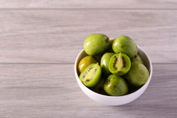 Mini kiwi fruits