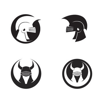 spartan and gladiarot logo icon designs vector