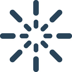 Fireworks flat  icon