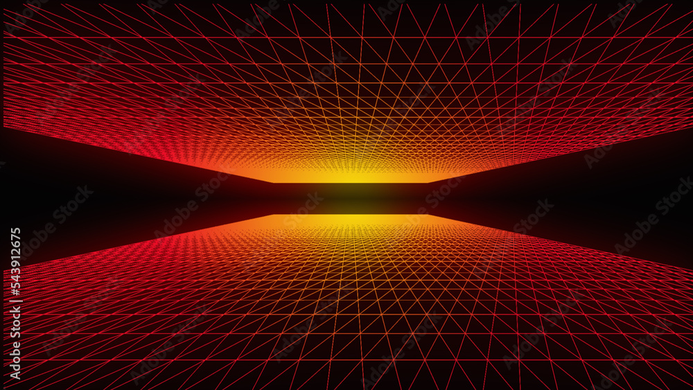 Poster abstract background with lines