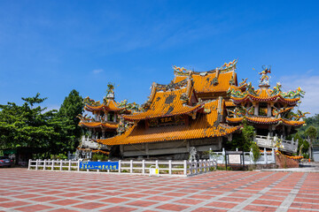 Jiji Wuchang Temple Earthquake Museum in Nantou of Taiwan