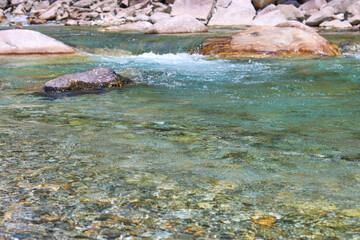 Verzasca Fluss in der Schweiz
