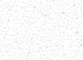 chemical formulas. scientific, educational background on white. hand drawn..