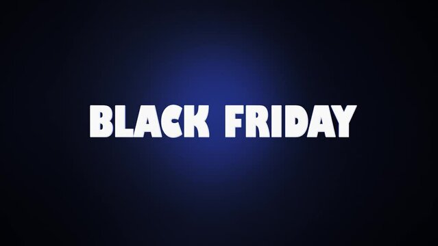 Black Friday sales animation