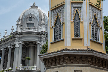 Fototapeta na wymiar Walking through the colonial city of Guayaquil, Ecuador