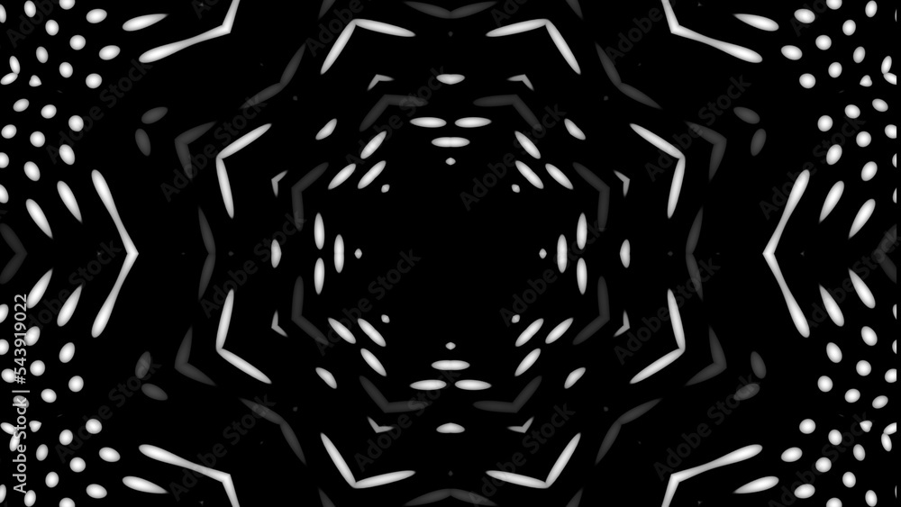 Poster white dots. computer generated 3d render