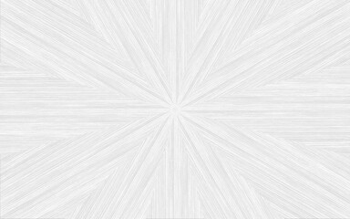 White starburst wood marquetry pattern