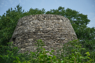 Fototapeta na wymiar part of old fortress