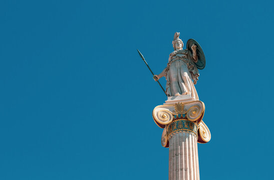 Athena or Athene, ancient Greek goddess associated with wisdom, warfare, and handicraft