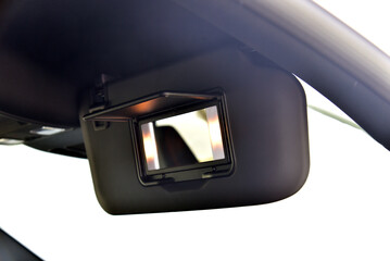 Sun visor protection in the car