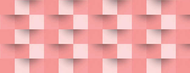 Red 3D Paper Style Background