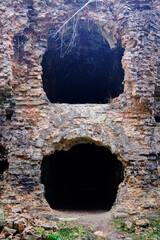 ruin of tarakaniv fort  in Ukraine