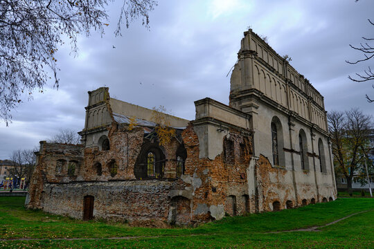 Ruins of sinagogue in Ukraine
