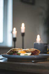 Dishoom naan bread breakfast