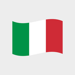 Flag of Italy icon. Vector graphics
