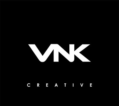 VNK Letter Initial Logo Design Template Vector Illustration