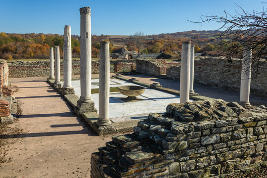 The ancient imperial palace Felix Romuliana, the archaeological site known also as Gamzigrad, UNESCO World Heritage Site, Serbia