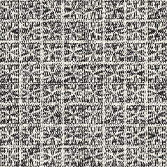 Monochrome Folk Knit Textured Ornate Checkered Pattern
