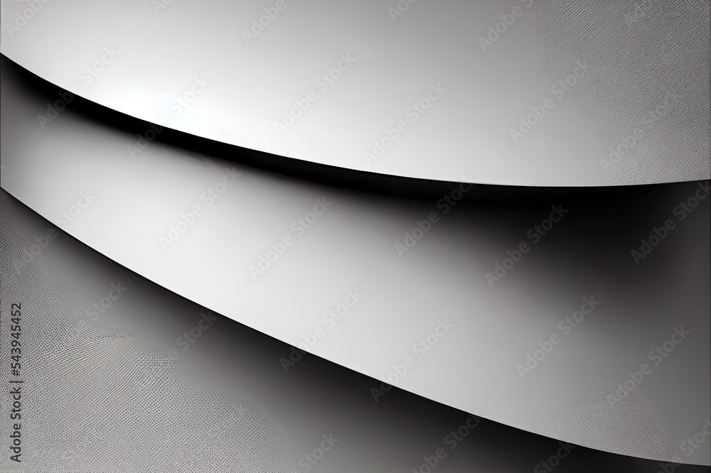 Poster white smooth abstract background. abstract white and gray color technology modern background design 
