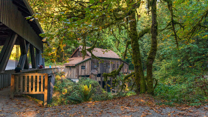National Register of Historic Places Cedar Creek Grist Mill, Washington State
