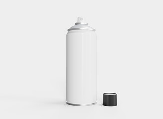 Spray can mockup for designs	