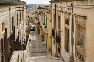 Foto op Canvas Palermo, Sicily - April 16, 2022: urban infrastructure, streets and buildings of the old town © KURLIN_CAfE