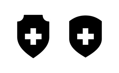 Health insurance icon vector for web and mobile app. Insurance document sign and symbol