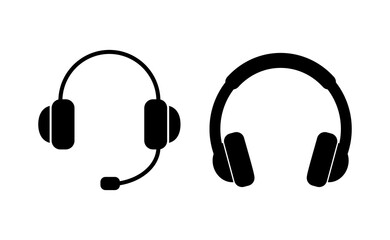 Headphone icon vector for web and mobile app. headphone sign and symbol