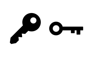 Key icon vector for web and mobile app. Key sign and symbol.