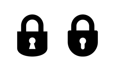 Lock icon vector for web and mobile app. Padlock sign and symbol. Encryption icon. Security symbol