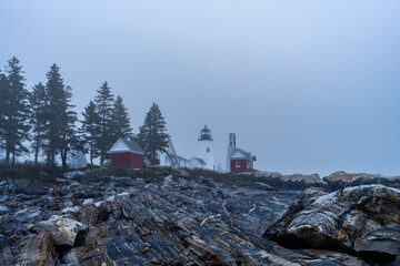Lighthouse in the Fog