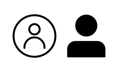 User Icon vector for web and mobile app. person sign and symbol. people icon.