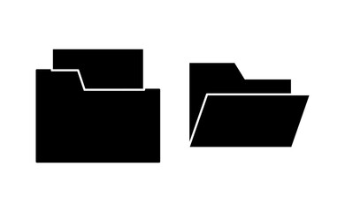 Folder icon vector for web and mobile app. folder sign and symbol