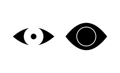 Obraz premium Eye icon vector for web and mobile app. Eye sign and symbol. Look and Vision icon.