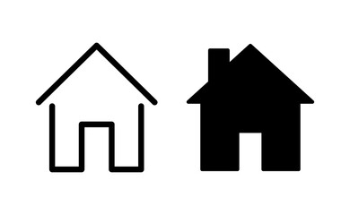 House icon vector for web and mobile app. Home sign and symbol