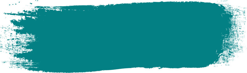 Obraz premium Teal brush stroke isolated on background. Paint brush stroke vector for teal ink paint, grunge design element, dirt banner, watercolor design, dirty texture. Trendy brush stroke, vector illustration