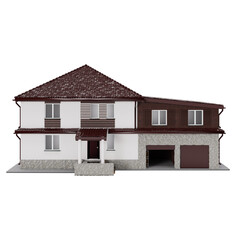 Classical House isolated