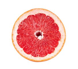 Grapefruit half isolated on  transparent png