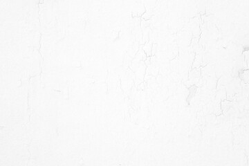 White Peeling Paint Concrete Wall Texture Background Suitable for Presentation and Web Templates with Space for Text.