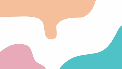 Full HD abstract colorful background. Hand drawn various shapes and doodles. Modern contemporary trendy illustration. Every background. pastel colors