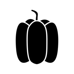 Bell pepper glyph icon