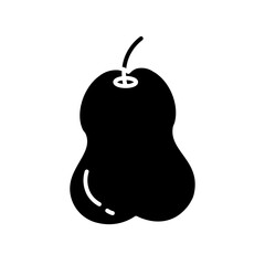 pear glyph icon