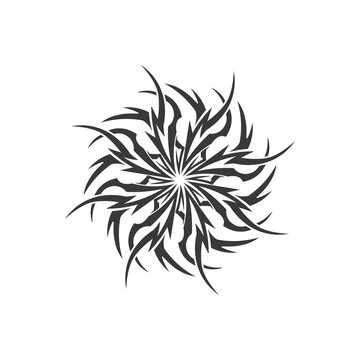 tribal pattern tattoo vector art design,tattoo tribal abstract sleeve, sketch art design isolated on white background,Simple logo.