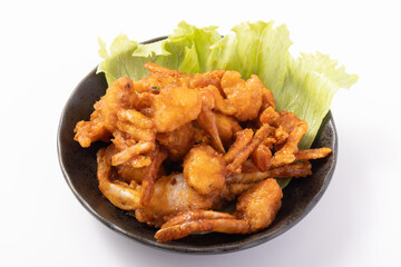 平爪ガニの唐揚げ
