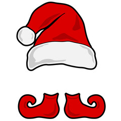 Christmas Santa Claus Hat Costume
