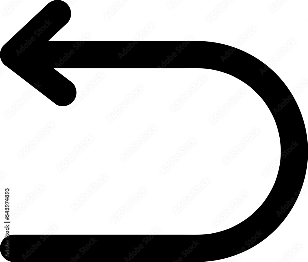 Poster return button icon design vector illustration.eps